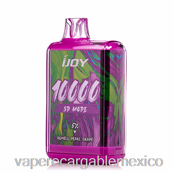 Vape Recargable Ijoy Bar Sd10000 Desechable Pomelo Perla Uva